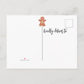 Christmas Cookie Exchange Party Einladungspostkarte (Rückseite)