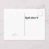 Christmas Cookie Exchange Party Einladungspostkarte (Rückseite)