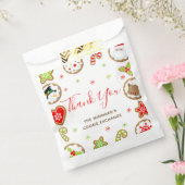 Christmas Cookie Exchange Party Red Thank You Geschenktütchen (Versiegelt)