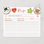Christmas Cookie Exchange Red and Green Recipe (Vorderseite)