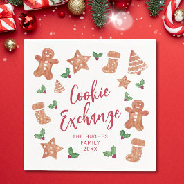 Christmas Cookie Exchange Serviette