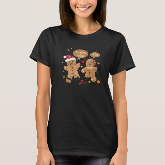Christmas Cookie Gingerbread Oh Snap Baking Team B T-Shirt (Vorderseite)