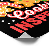Christmas Cookie Inspector Dad  Poster (Ecke)