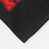 Christmas Cookie Inspector Xmas Santa Bigfoot Funn Fleecedecke (Ecke)