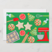 CHRISTMAS COOKIE PARTY EINLADUNG (Rückseite)