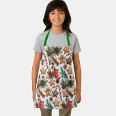 Christmas Cookie Pattern Kids  Schürze (Insitu)