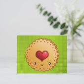 Christmas Cookie Recipe card Postkarte (Stehend Vorderseite)