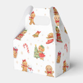 Christmas Cookie Sweet One 1st Birthday Party Geschenkschachtel (Rückseite)