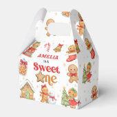 Christmas Cookie Sweet One 1st Birthday Party Geschenkschachtel (Vorderseite)