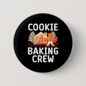 Christmas Cookie Taster Cookie Baking Crew Gingerb Button (Vorderseite)