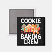 Christmas Cookie Taster Cookie Baking Crew Gingerb Magnet (Vorderseite/Rückseite)