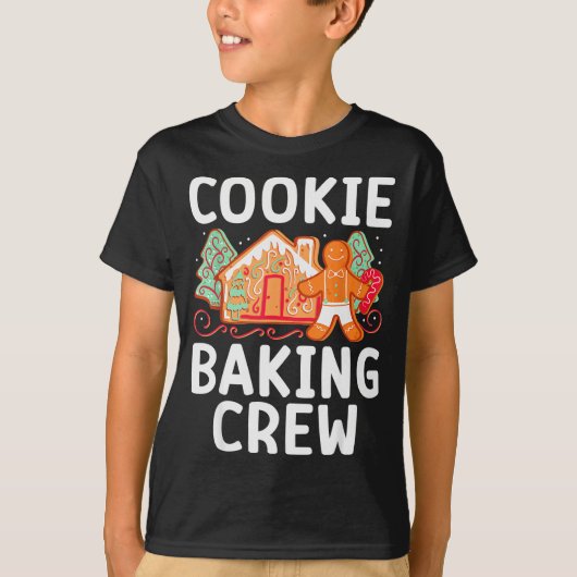 Christmas Cookie Taster Cookie Baking Crew Gingerb T-Shirt (Vorderseite)