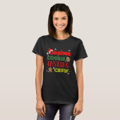 Christmas Cookie Tasting Crew Funny Christmas Baki T-Shirt (Vorne ganz)