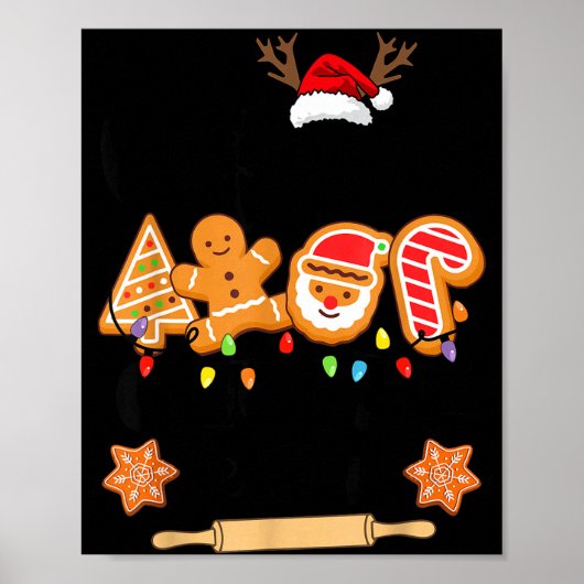 Christmas Cookie Tester Family Baking Team Cookie  Poster (Vorne)