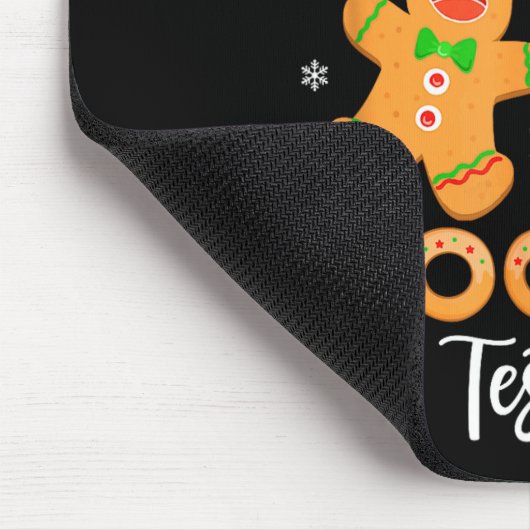 Christmas Cookie Tester Taster Baking Crew Toddle Mousepad (Ecke)