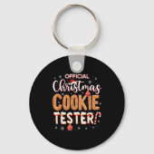 Christmas Cookie Tester Taster Baking Crew Toddle  Schlüsselanhänger (Vorderseite)
