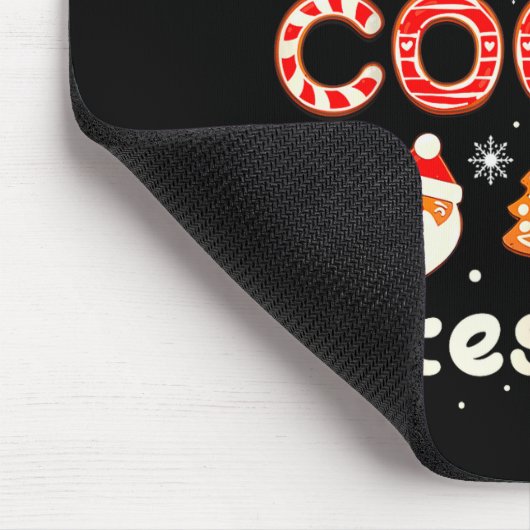 Christmas Cookie Tester Taster Baking Crew Toddler Mousepad (Ecke)