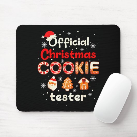 Christmas Cookie Tester Taster Baking Crew Toddler Mousepad (Mit Mouse)