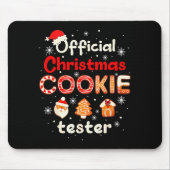 Christmas Cookie Tester Taster Baking Crew Toddler Mousepad (Vorne)