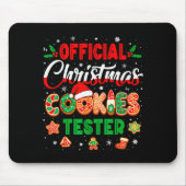 Christmas Cookie Tester Taster Baking Crew Toddler Mousepad (Vorne)