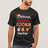 Christmas Cookie Tester Taster Baking Crew Toddler T-Shirt (Vorderseite)