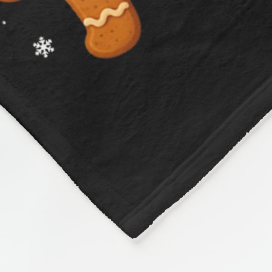 Christmas Cookie Tester Taster Funny Family Baking Fleecedecke (Ecke)