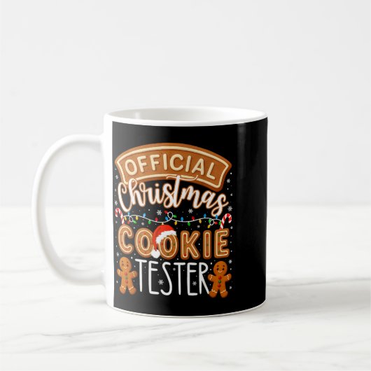Christmas Cookie Tester Taster Funny Family Baking Kaffeetasse (Links)