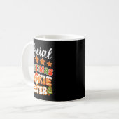 Christmas Cookie Tester Taster Funny Family Baking Kaffeetasse (Vorderseite Links)