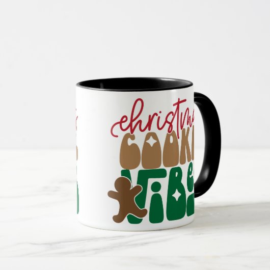 CHRISTMAS COOKIE VIBES TASSE (VorderseiteRechts)