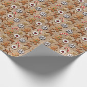 Christmas Cookie Wrapping Paper – Festive Holiday Geschenkpapier (Ecke)