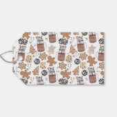 Christmas Cookies and Hot Cocoa Holiday Baking Geschenkanhänger (Rückseite Horizontal)