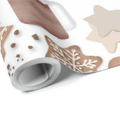 Christmas Cookies and Hot Cocoa Holiday Baking Geschenkpapier (Rolleneckpunkt)