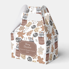 Christmas Cookies and Hot Cocoa Holiday Baking Geschenkschachtel