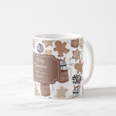 Christmas Cookies and Hot Cocoa Holiday Baking Kaffeetasse (VorderseiteRechts)