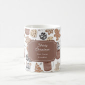 Christmas Cookies and Hot Cocoa Holiday Baking Kaffeetasse (Mittel)