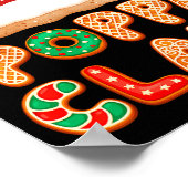 Christmas Cookies Baking Ppa Claus Family Matching Poster (Ecke)