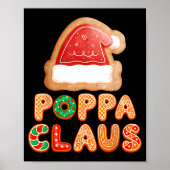 Christmas Cookies Baking Ppa Claus Family Matching Poster (Vorne)