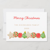 CHRISTMAS COOKIES FEIERTAGSKARTE (Vorderseite)