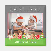 CHRISTMAS COOKIES FOTO MAGNET (Vorne)