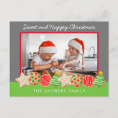 CHRISTMAS COOKIES FOTO POSTCARD POSTKARTE (Vorderseite)