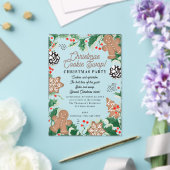 Christmas Cookies Holiday Baking Cookie Swap Acryleinladungen (In Situ (Hochzeit))