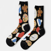Christmas Cookies Holiday Crew Socks Socken (Linkes Detail)