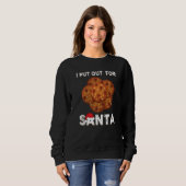 Christmas Cookies  I Put Out For Santa Xmas Pajama Sweatshirt (Vorne ganz)