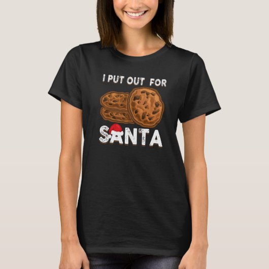 Christmas Cookies I Put Out For Santa Xmas Pajama T-Shirt (Vorderseite)