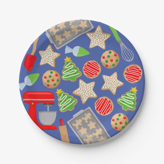 CHRISTMAS COOKIES PARTY PAPPTELLER (Vorderseite)