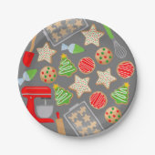 CHRISTMAS COOKIES PARTY PAPPTELLER (Vorderseite)