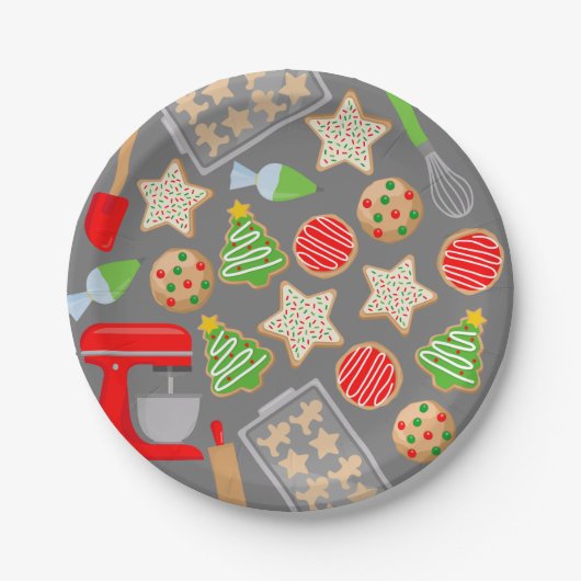 CHRISTMAS COOKIES PARTY PAPPTELLER (Vorderseite)