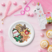 Christmas Cookies Plate Pappteller (Party)
