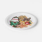 Christmas Cookies Plate Pappteller (Schrägansicht)