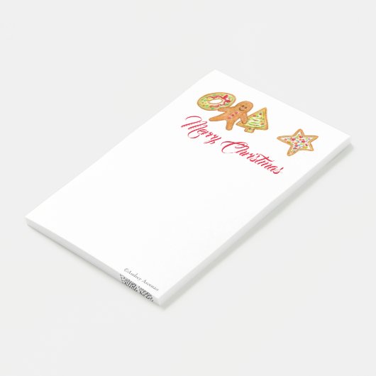 Christmas Cookies Post-it Notes Post-it Klebezettel (angewinkelt)